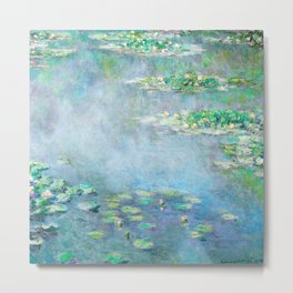 Monet Water Lilies / Nymphéas 1906 Metal Print