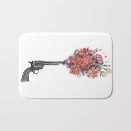 Flower gun Bath Mat
