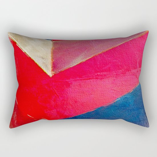 The River of Pink Sand Rectangular Pillow