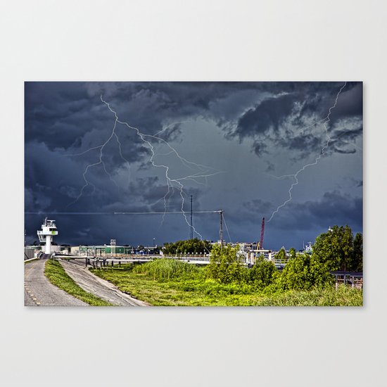Storm near New Orleans Canvas Print