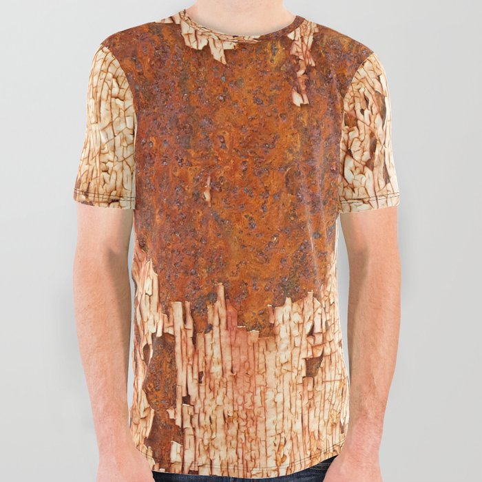 Rust textures All Over Graphic Tee