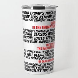 Satire In The Trump Years Cover Travel Mug