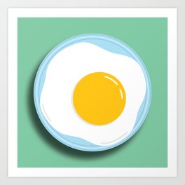 Stylized Egg Art Print