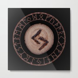 Jera - Elder Futhark rune Metal Print | Nordic, Rune, Elderfuthark, God, Photo, Goddess, Pagans, Gothic, Goth, Futhark 