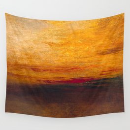 William Turner - Sunset Wall Tapestry