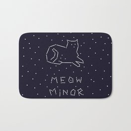 Cat Constellation (Meow Minor)  Bath Mat