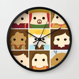 firefly, serenity collage Wall Clock