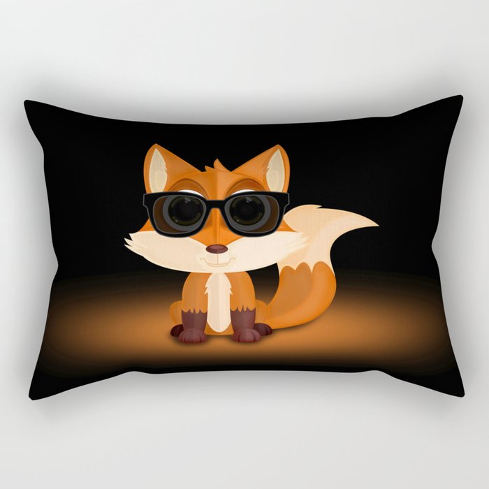 Cool Fox Rectangular Pillow