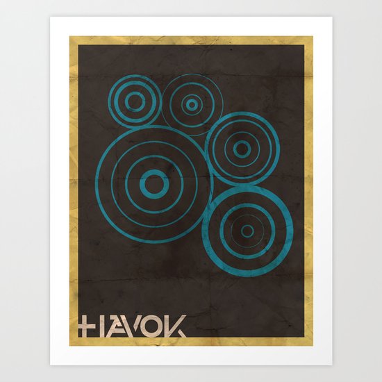 Minimalist Havok Art Print