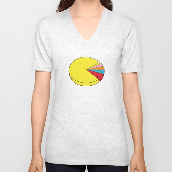Epic Pie Chart Unisex V-Neck