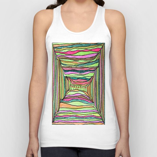 Boxy Bright Unisex Tank Top