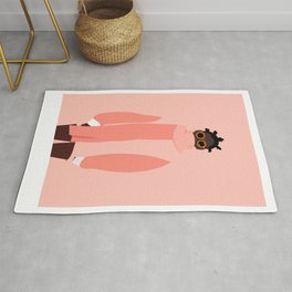 Pink winter Rug
