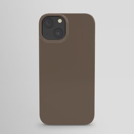 COCOA BROWN solid color iPhone Case
