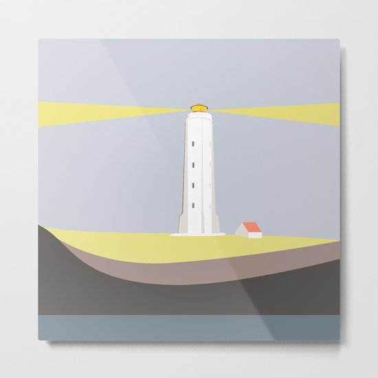 Fyr Metal Print