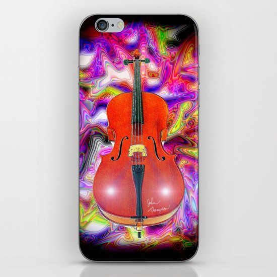 Psychedelic Cello iPhone & iPod Skin