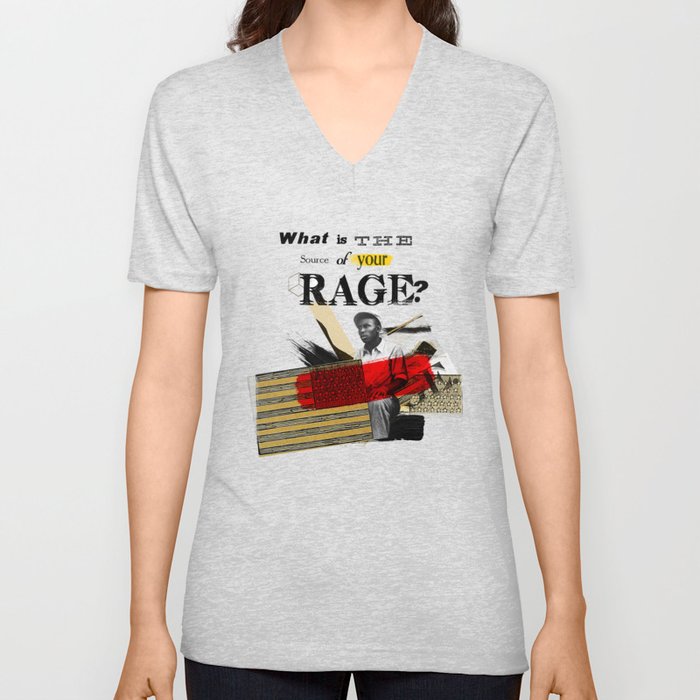 Rage V Neck T Shirt