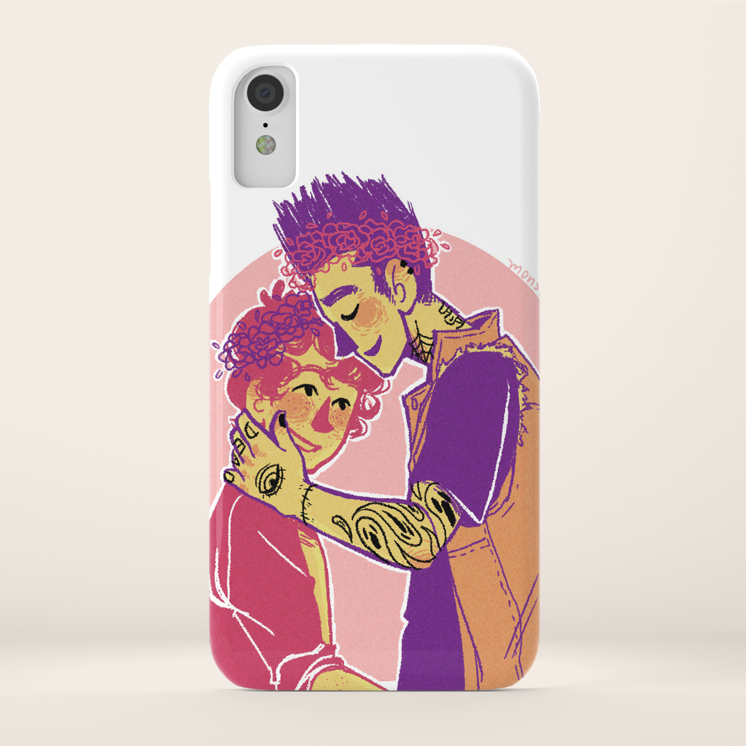 crowns mod au iPhone flower body Case body au mod flower iPhone Case crowns