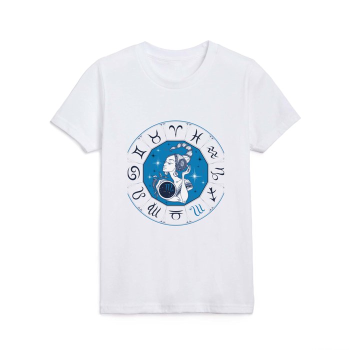 Scorpio - Beautiful Girl Zodiac Kids T Shirt