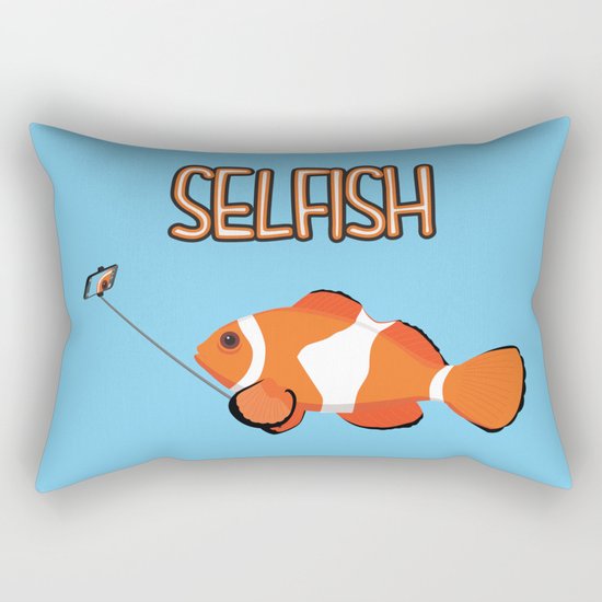 Selfish Rectangular Pillow