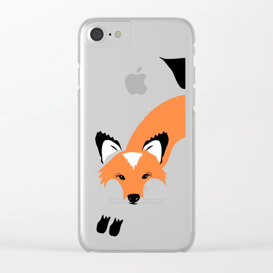 Foxy Roxy Clear iPhone Case
