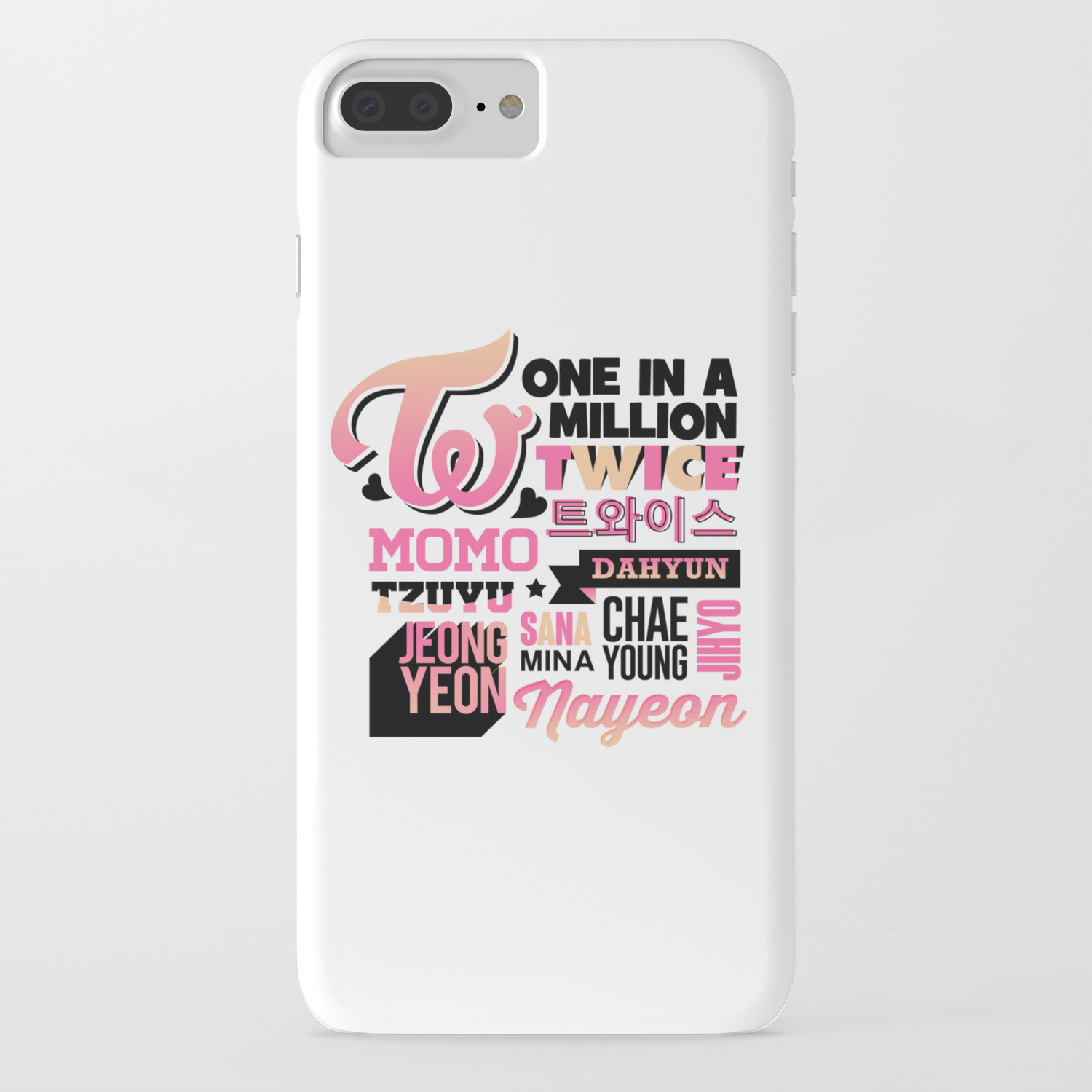 Twice Font Collage Iphone Case By Skeletonvenus Society6