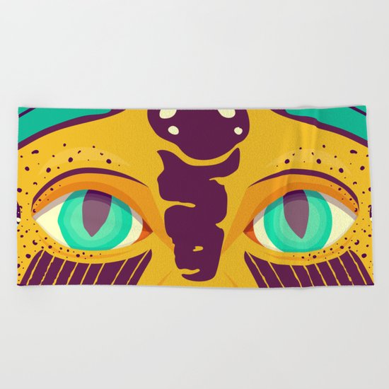 Catterfly Beach Towel