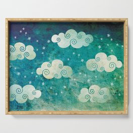 Clouds Serving Tray
