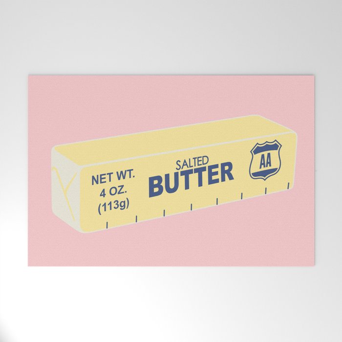 The Butter The Better Welcome Mat