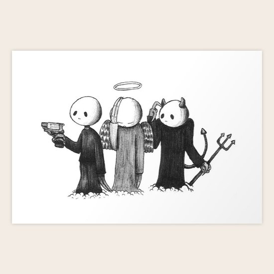 Crap Art Print