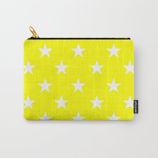 Stars (White/Yellow) Carry-All Pouch