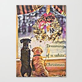 Dreaming of a White Christmas Canvas Print