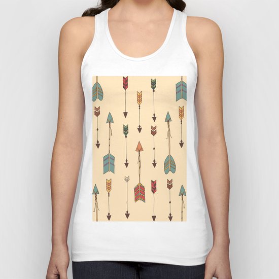 Vintage Tribal Arrows Unisex Tank Top