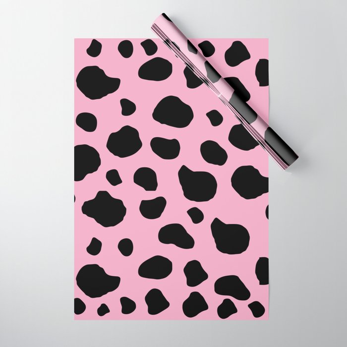 Cow Print Black or Pink