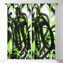 Abstract Painting 110. Contemporary Art.  Blackout Curtain