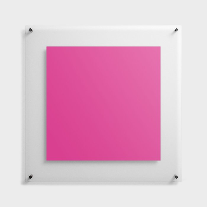Hot Pink Elegance Floating Acrylic Print