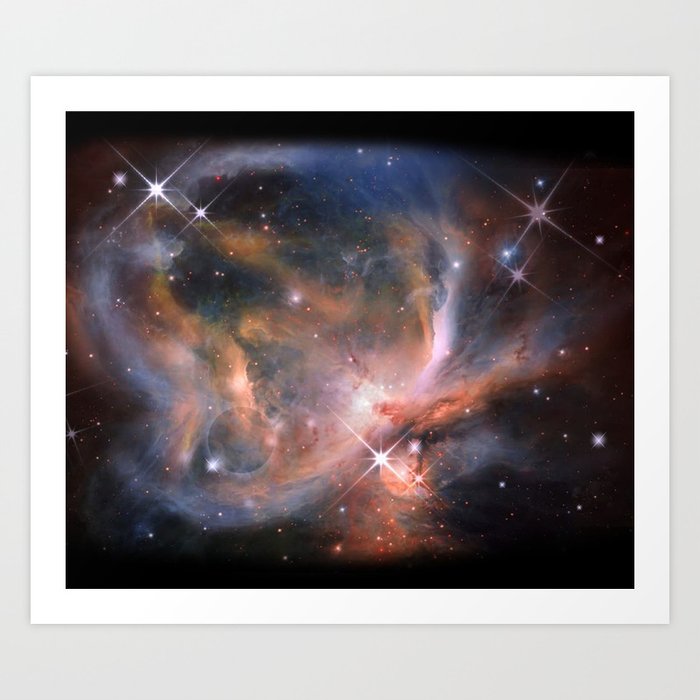 Peaceful Galaxy Art Print