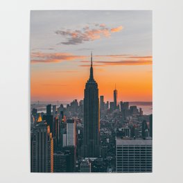 Top Of The Rock at Sunset Poster