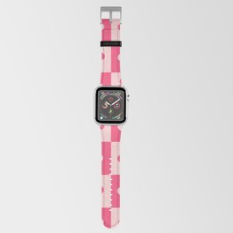 pink daisy floral pattern  90s vibes Apple Watch Band