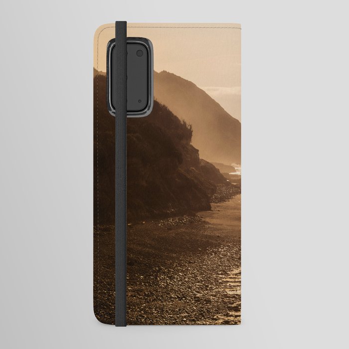 Pacific Coast Beach Sunset Android Wallet Case