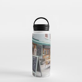 French restaurant and pancakes - france street photography - summer travel Water Bottle