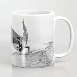 Surfing Diamond Head, Hawaii Coffee Mug
