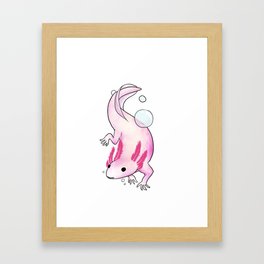 Axolotl Framed Art Print