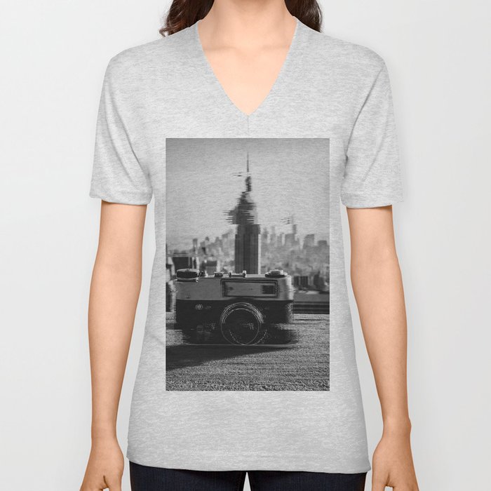 New York City V Neck T Shirt