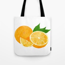 Delicious Watercolor Oranges Tote Bag
