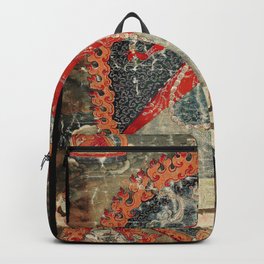 Vajrayogini Buddhist Thangka Painting Distressed Backpack