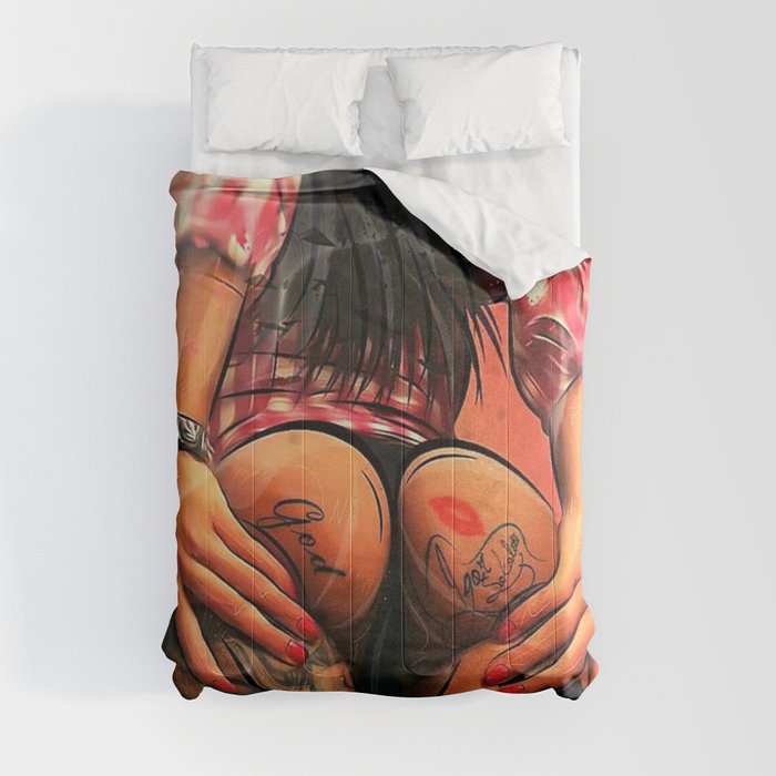 tattoo women Comforter