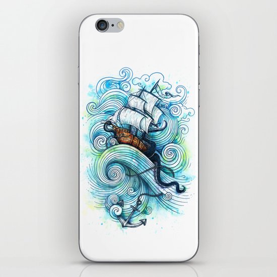 Long Journey iPhone & iPod Skin