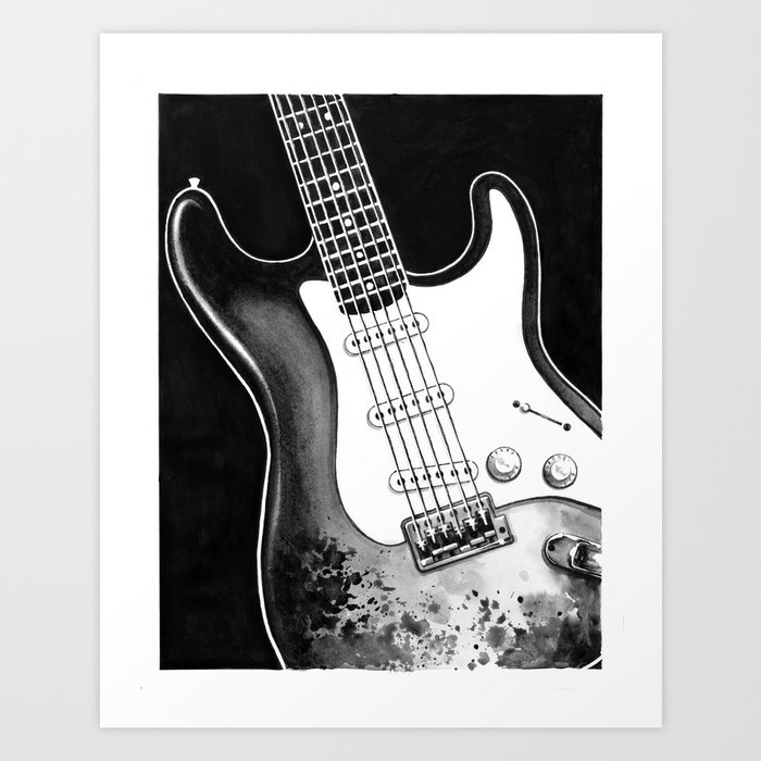 Stratocaster Art Print