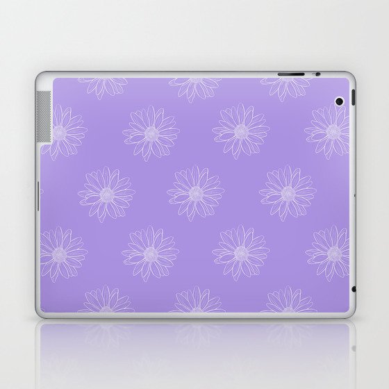 Positively Purple Daisies Laptop & iPad Skin