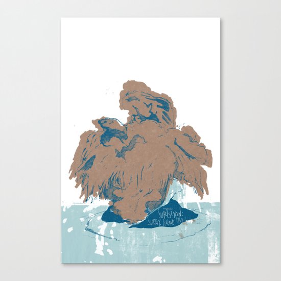 Surtseyan Volcanic Eruption Canvas Print